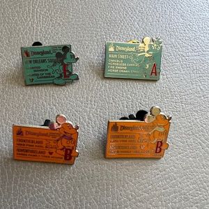 Disney Pins (Lot of 4)